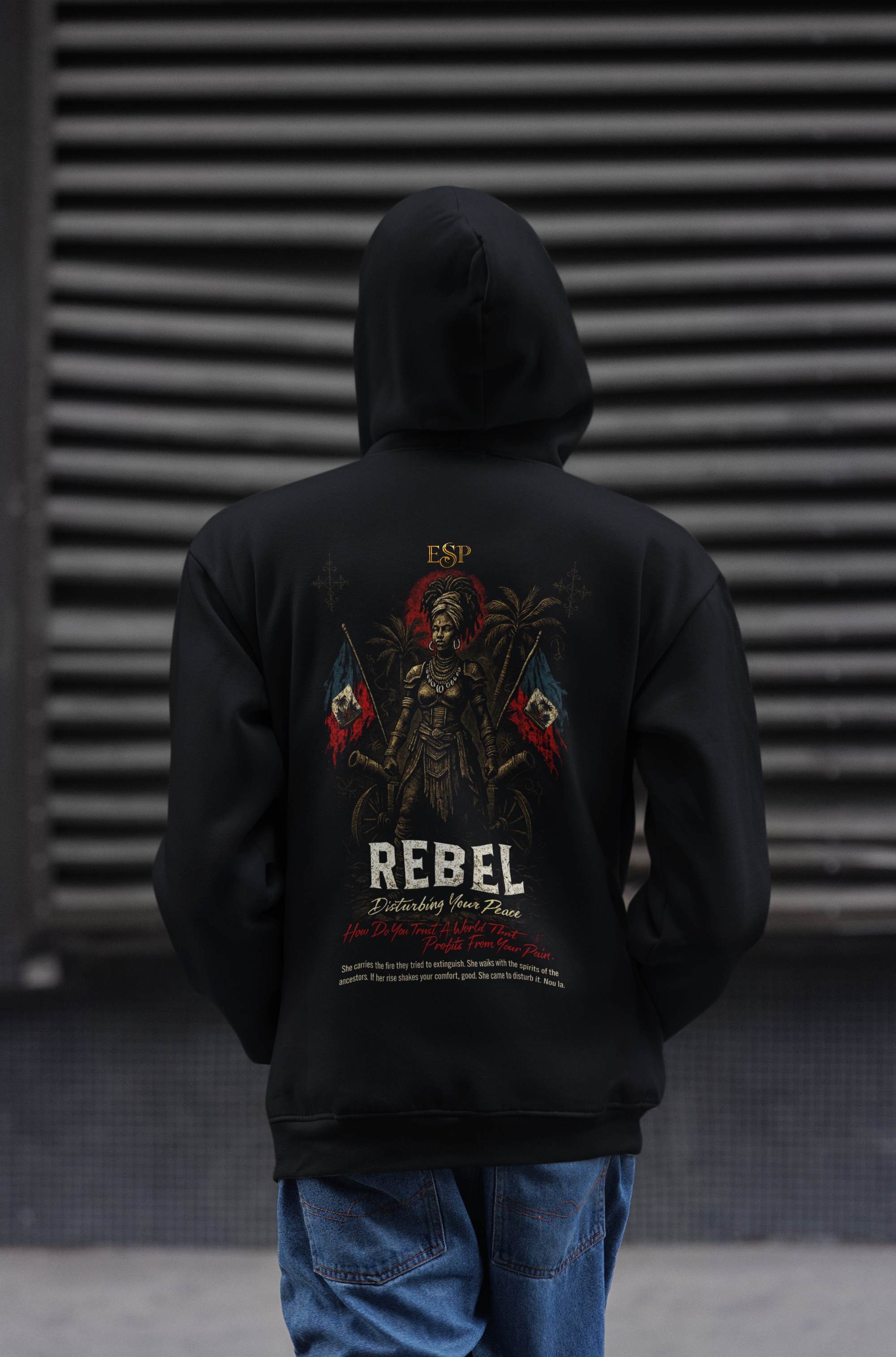 “Rebel: Disturbing Your Peace” Unisex Hoodie