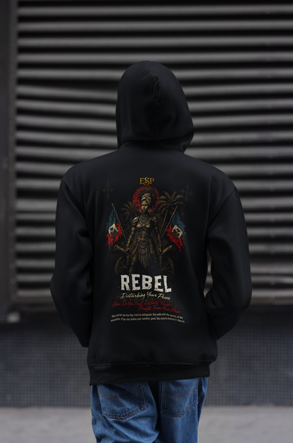 “Rebel: Disturbing Your Peace” Unisex Hoodie